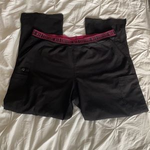 Med Couture Cargo Scrub Pants, XL, Black